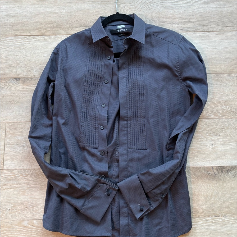 Tiger of Sweden Charcoal Dress Shirt
